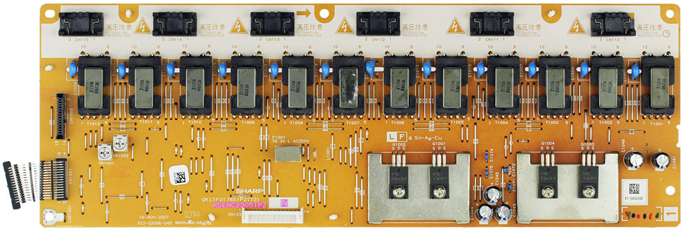 Sharp RDENC2305TPZZ (QKITF0178S1P2(73), 1) Backlight Inverter